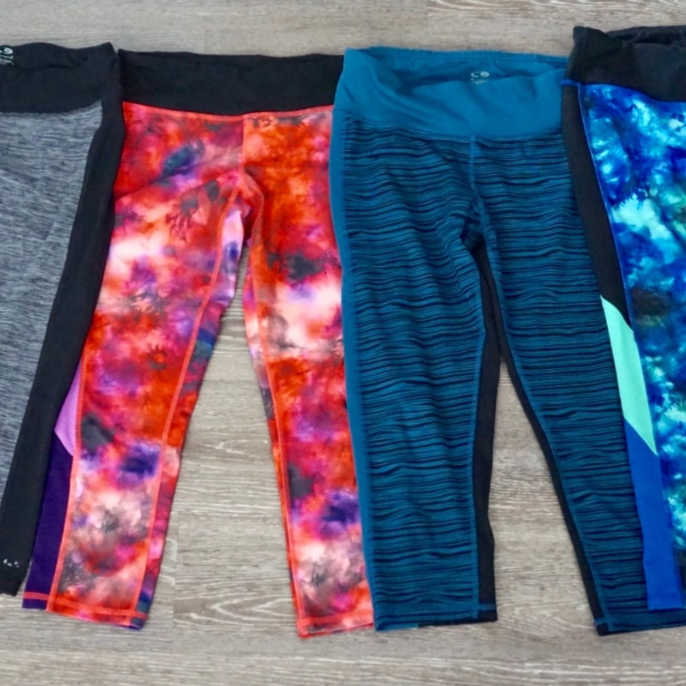 {M} 4 Champion Target Legging Crop Capri BUNDLE